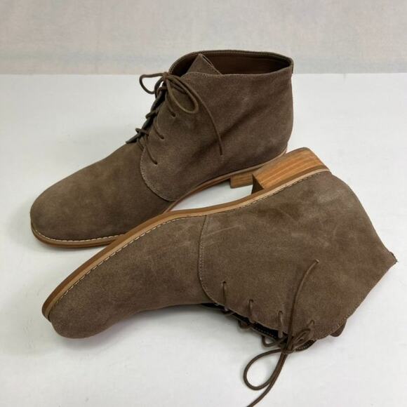 Blondo Booties Women's 10 M Rayann Waterproof Chukka Lace Up Leather - Picture 7 of 11